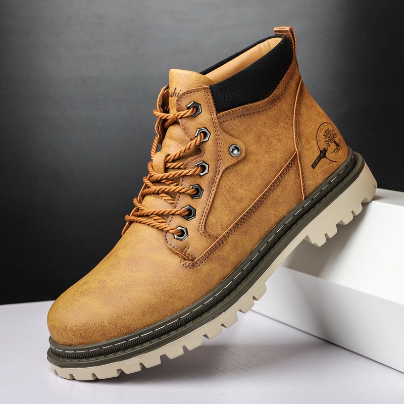 Waterproof Winter Boot - Erkek botları yüksek top rahat ayakkabılar