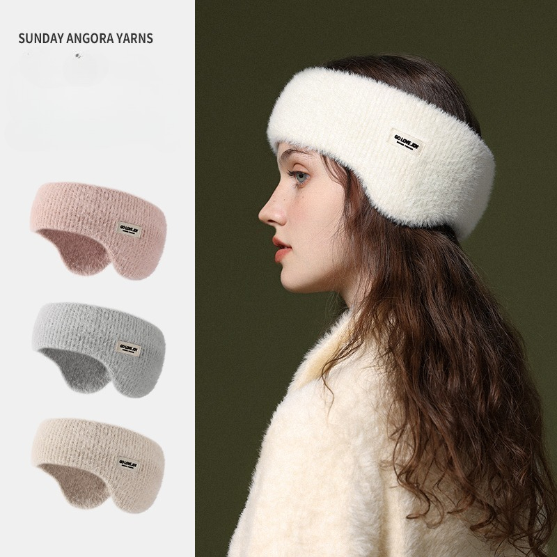 Winter Headband Fleece - Kış yeni örme kulaklıklar kadınlar için