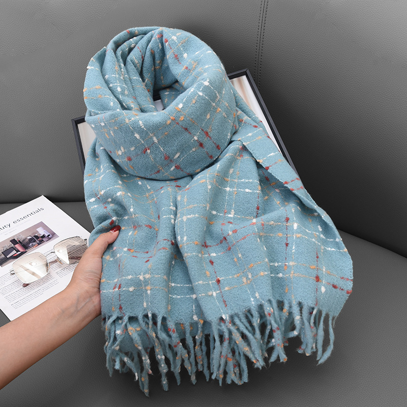 Cashmere Pashmina Wrap - Yeni Sıcak Kış Püskül Eşarp Başörtüsü
