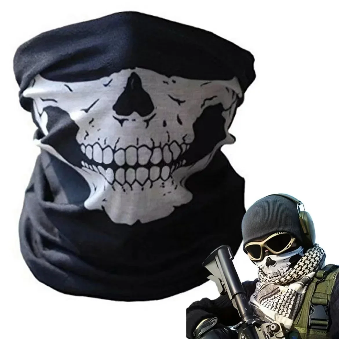Balaclava Ski Mask - Kafatası Erkekler Balaclava Kayak Maskesi Bisiklet
