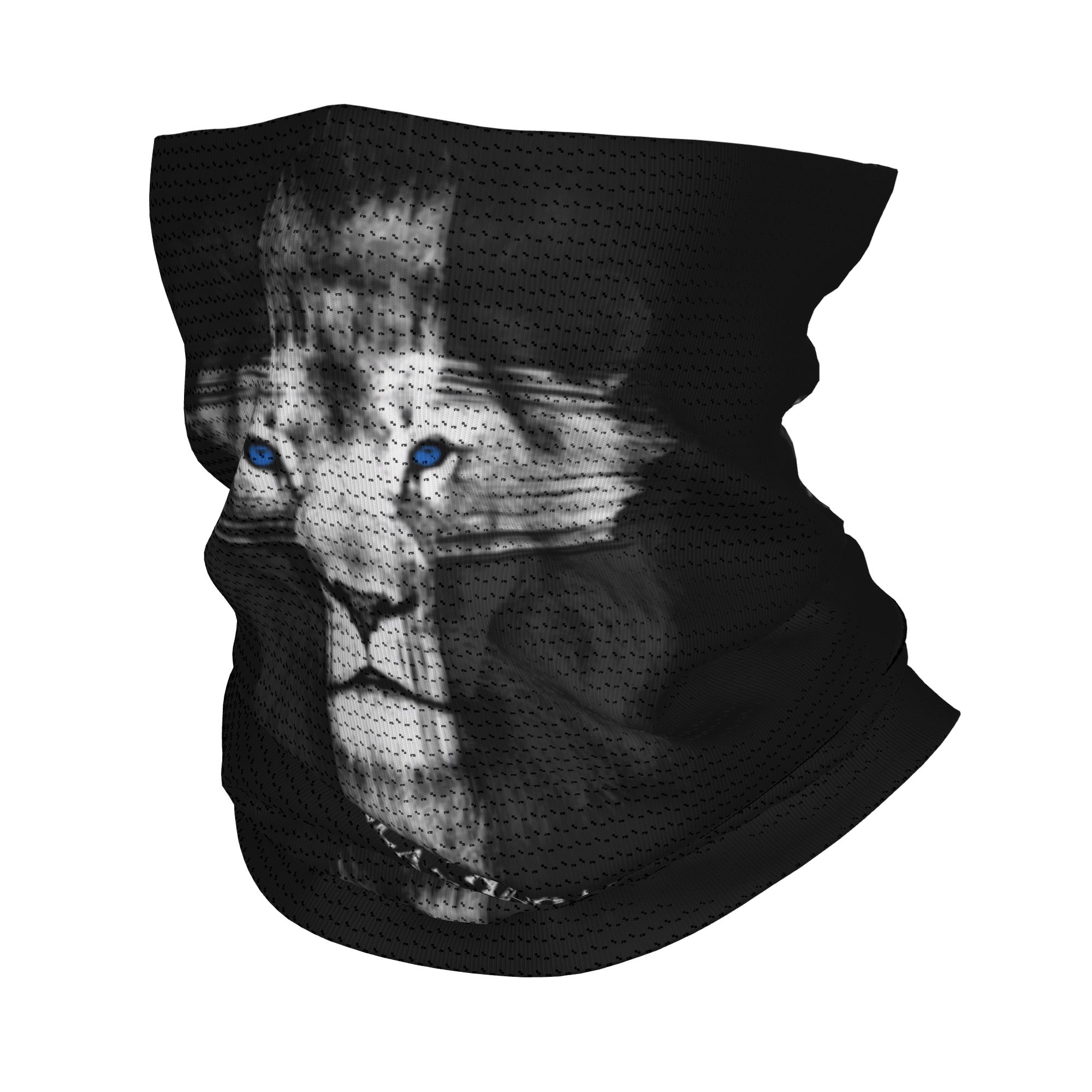 Neck Gaiter Fleece - Özel Serin Yahuda Aslanı İsa Haçı