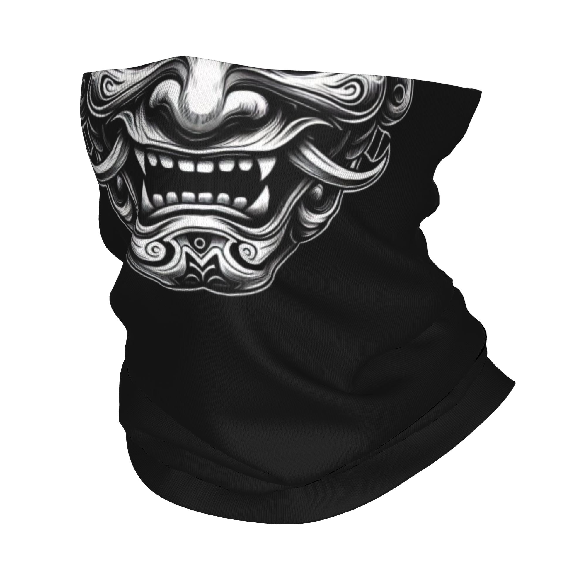 Neck Gaiter Fleece - Özel Samuray Oni Şeytan Bandanası Kışlık