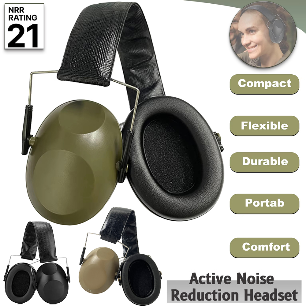 Earmuffs Foldable - Gürültü Azaltıcı Güvenlik Kulaklıkları Atıcılar için
