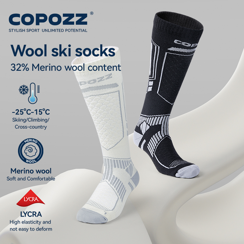 Thermal Sock Wool - COPOZZ Yeni Kış Kayak Çorapları Erkek