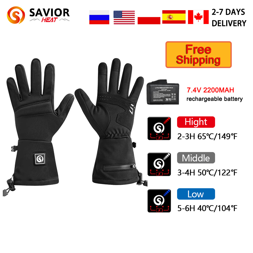 Touch Screen Gloves - Kar Geyik S18 Kış Isıtmalı Eldiven