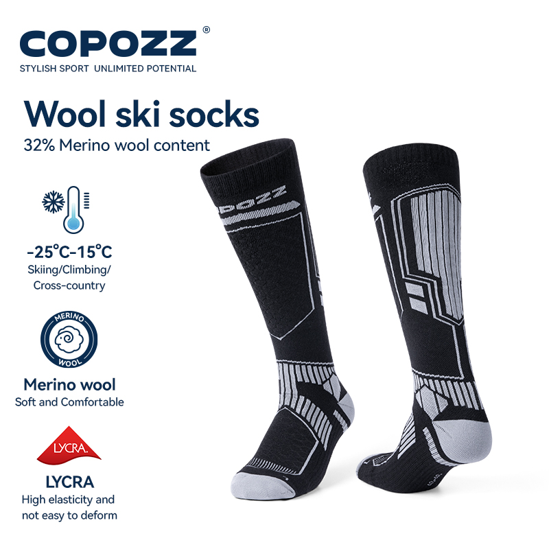 Thermal Sock Wool - COPOZZ merinos yünü kış kayak çorapları