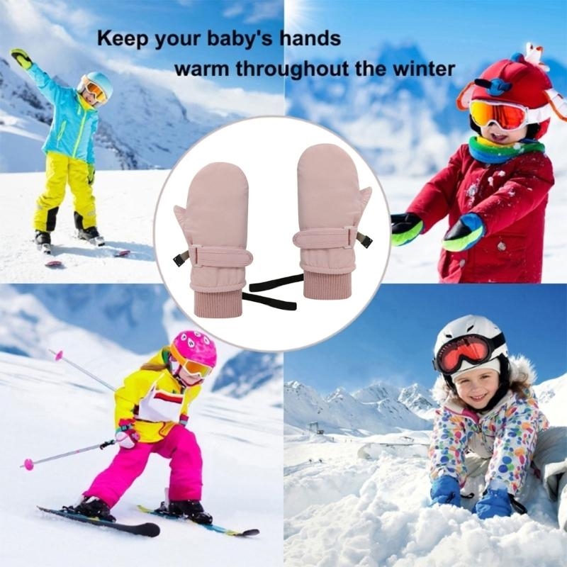 Snow Glove Insulated - J15U Sıcak Bebek Yürümeye Başlayan Kış