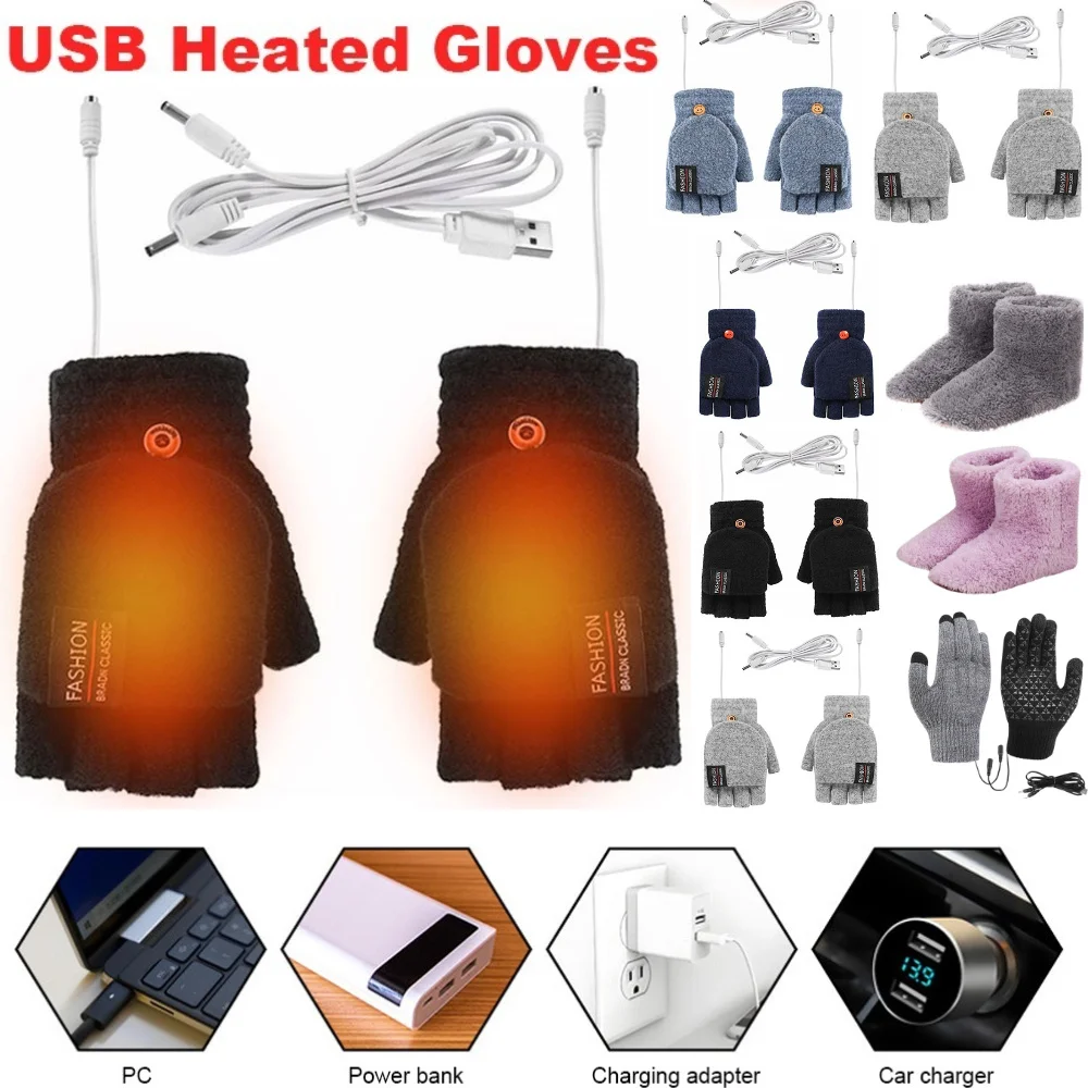 Hand Warmer Electric - USB elektrikli ısıtmalı eldiven kış açık