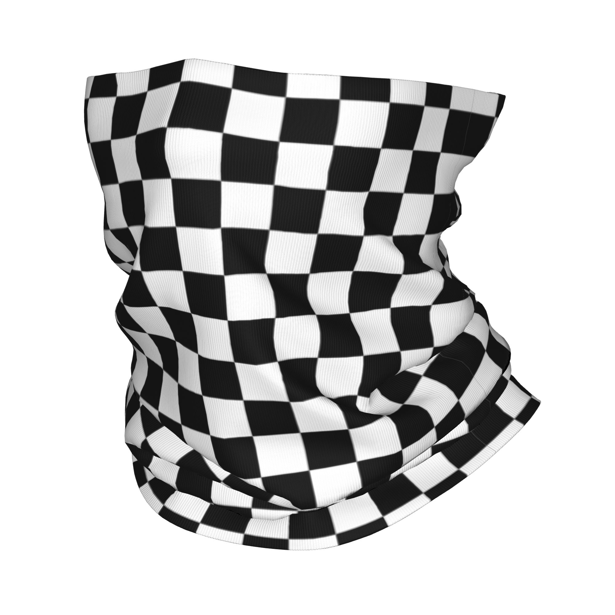 Neck Gaiter Fleece - Özel Yarış Desenli Motor Boyunluk Kadın