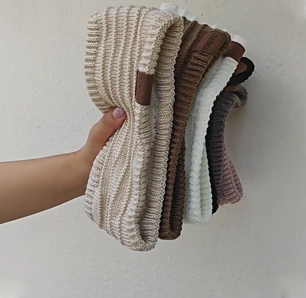 Fleece Ear Warmer Band - Kışlık Sıcak Tutma Polar Astarlı Ekstra