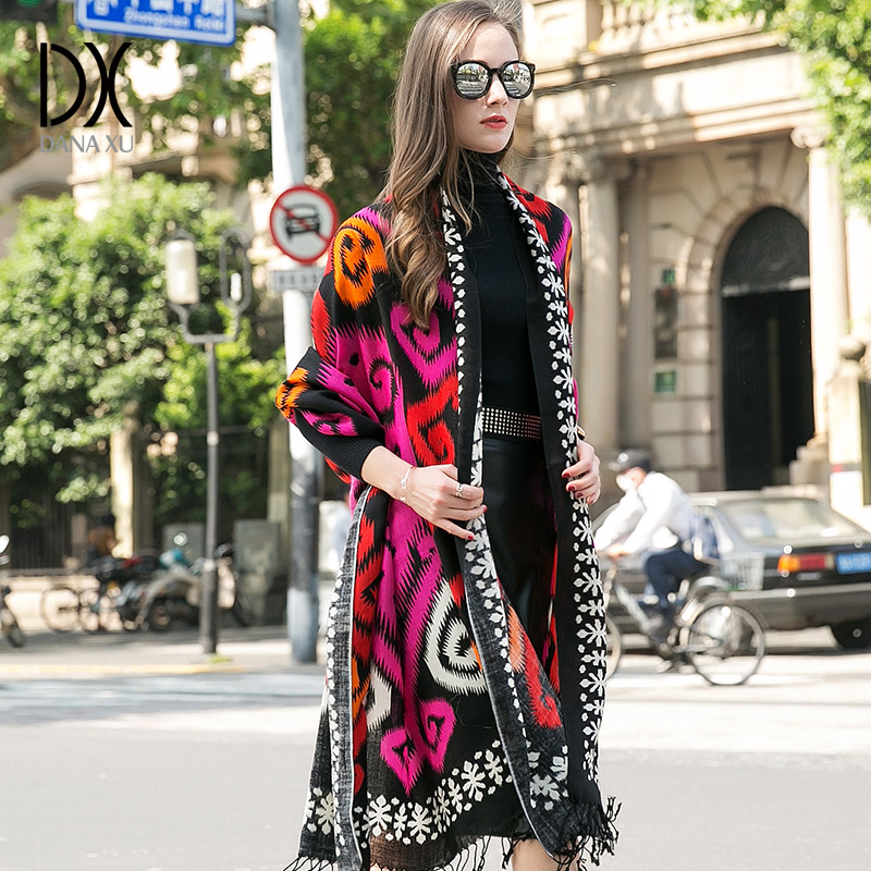Cashmere Pashmina Wrap - Moda atkılar ve şallar kadın lüks