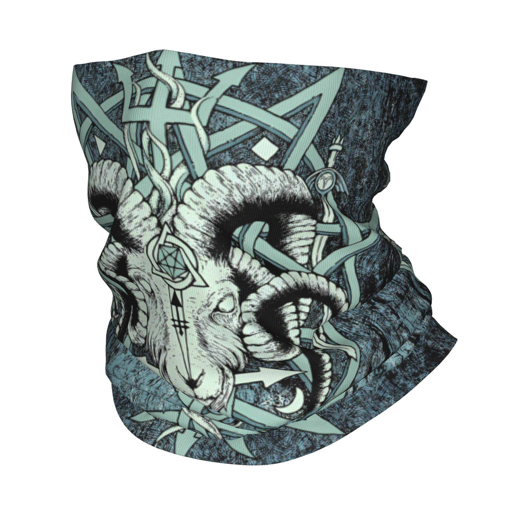 Neck Gaiter Fleece - Özel Sabatik Keçi Baphomet Şeytani Okült