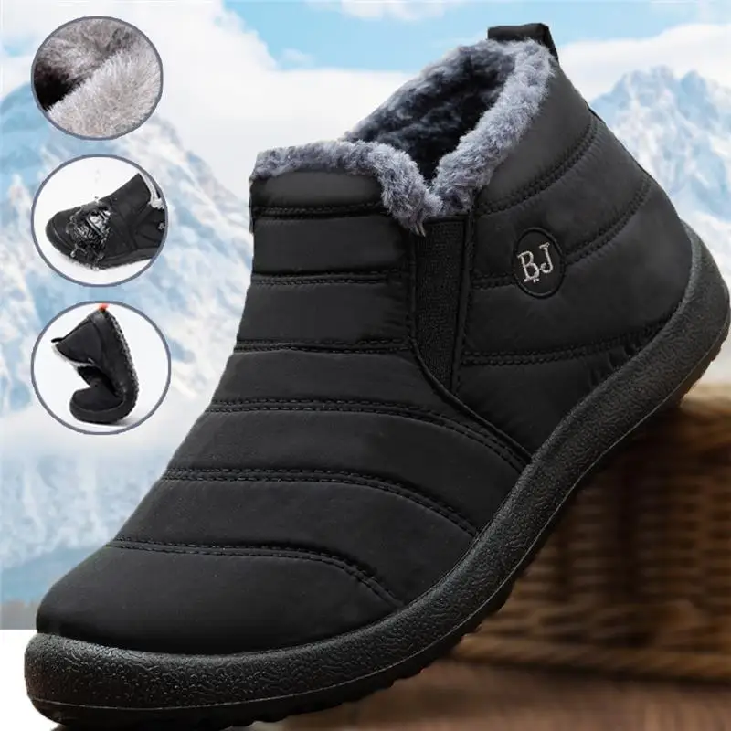 Waterproof Winter Boot - Moda erkek kar botları ayak bileği