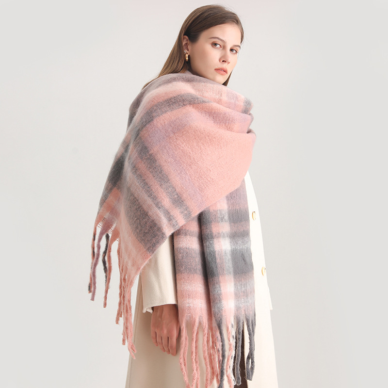 Wool Scarf Men - Kore Kış Taklit Kaşmir Eşarp Öğrenci