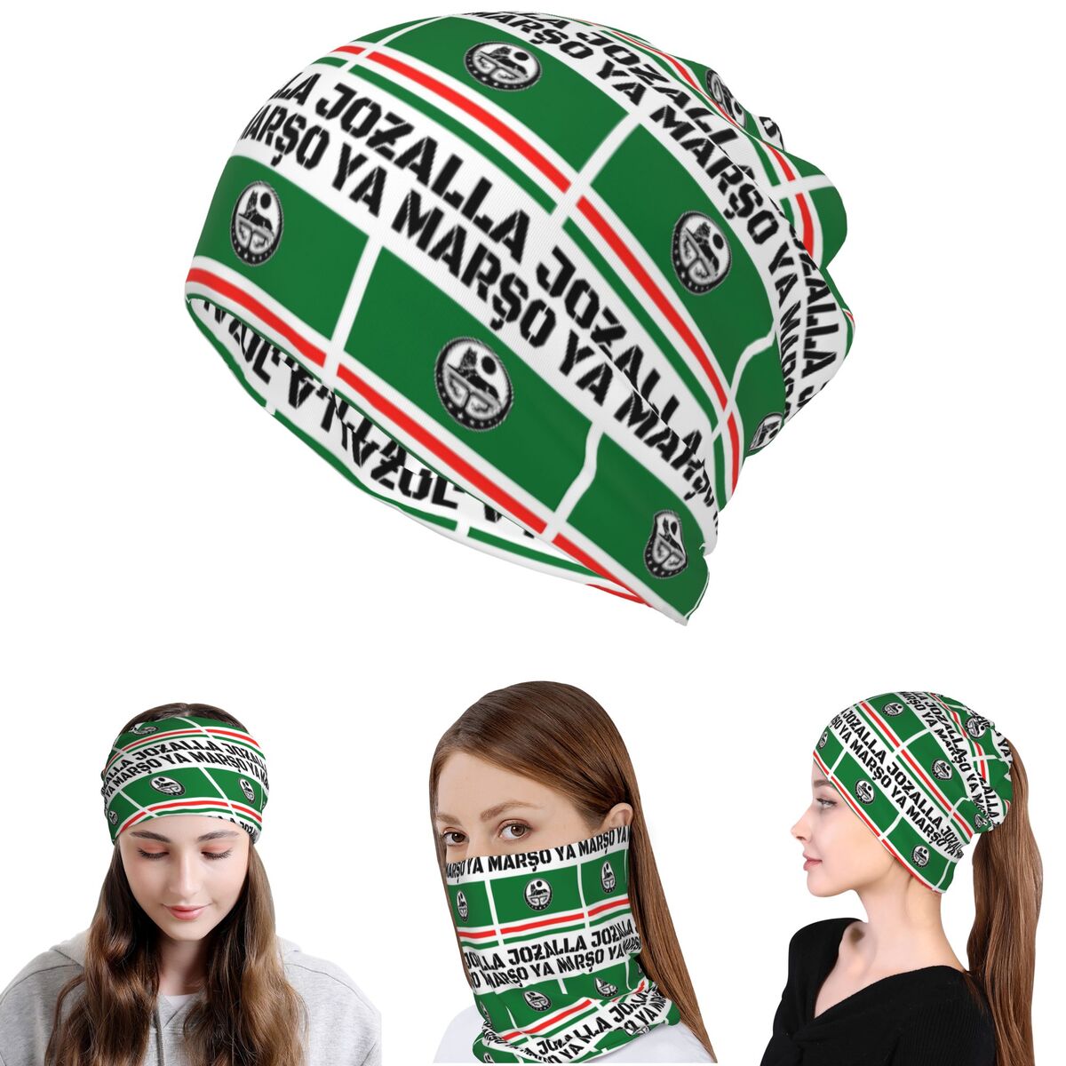 Knit Beanie Hat Warm - Marso Ya Jozalla Ichkeria Bayrağı Bandana