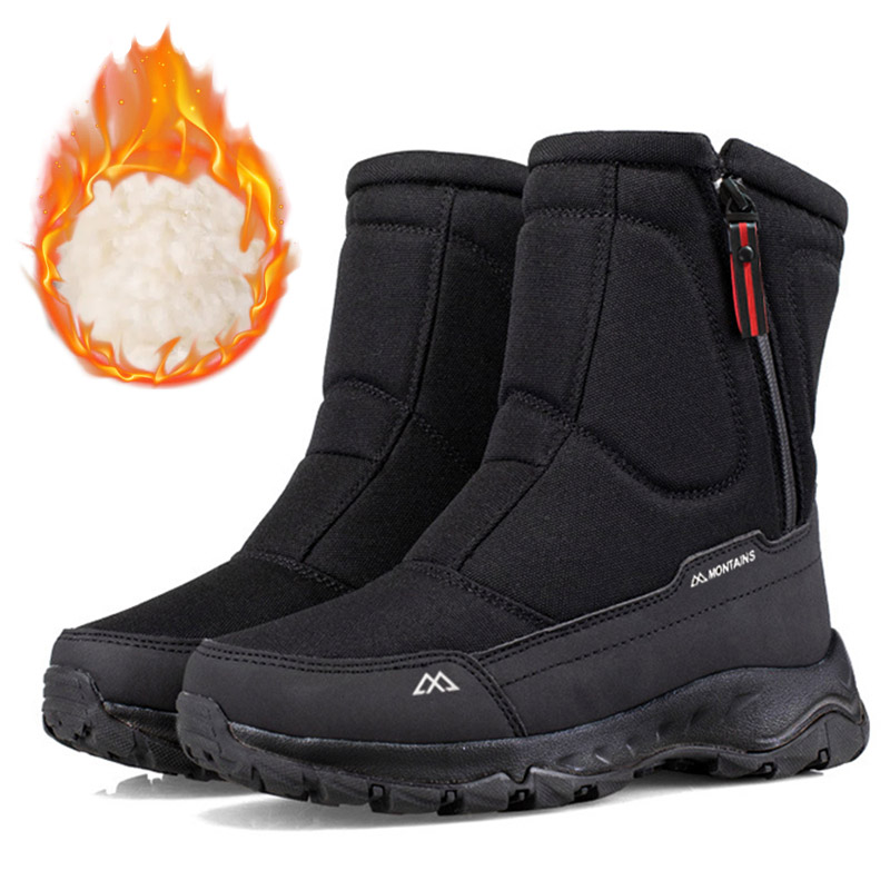 Waterproof Winter Boot - Erkek Kışlık Su Geçirmez Yalıtımlı Sıcak