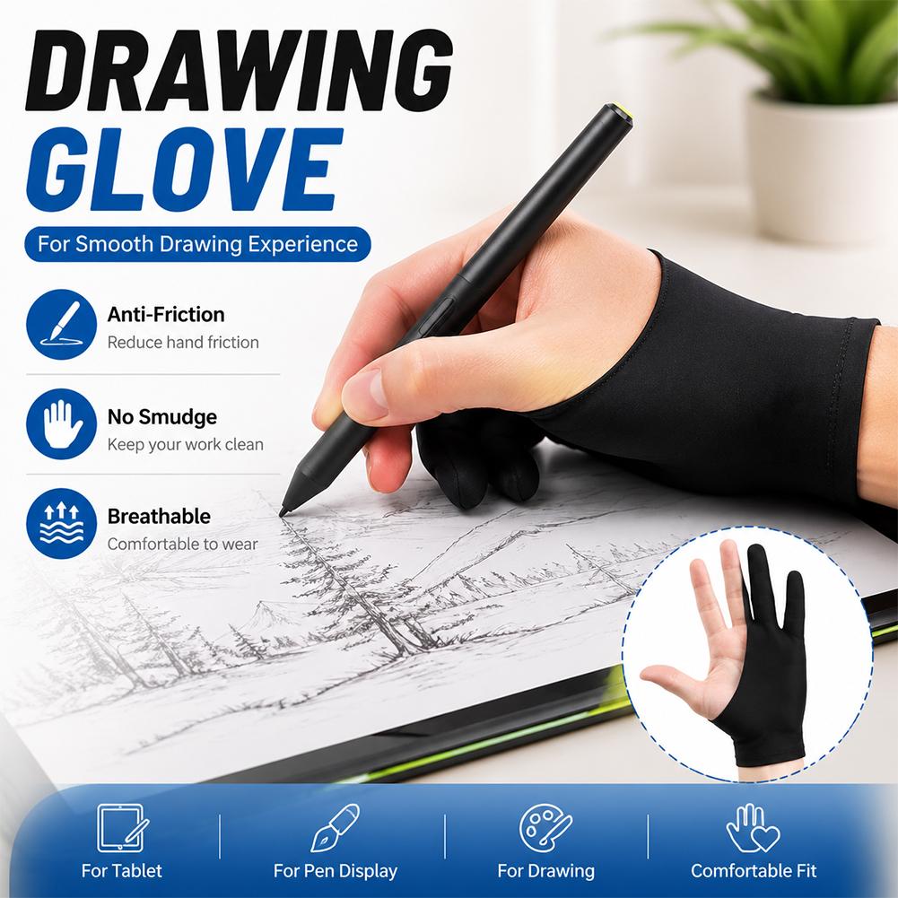 Touch Screen Gloves - Çizim Eldiveni Anti Dokunmatik Ekran Sanatçı