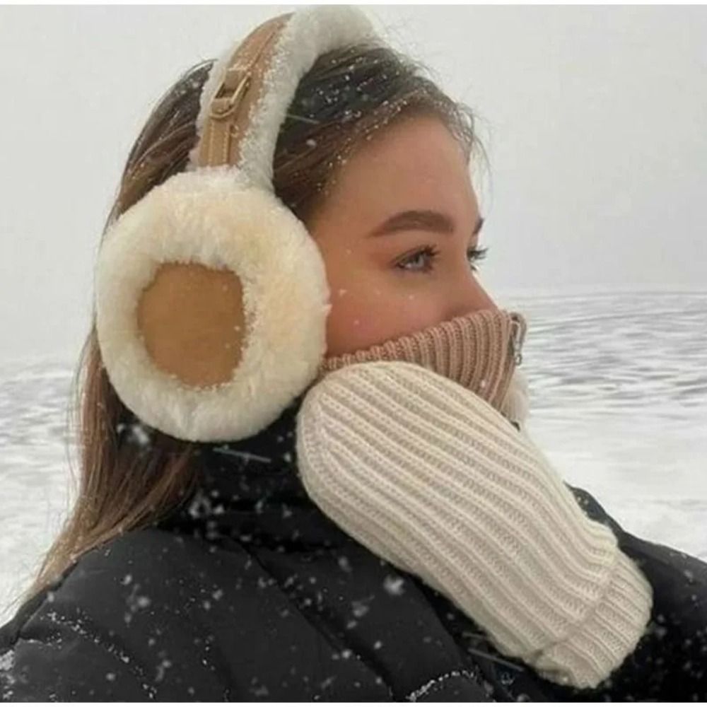 Earmuffs Foldable - Peluş kulak Muffs isıtıcı katlanabilir kulak