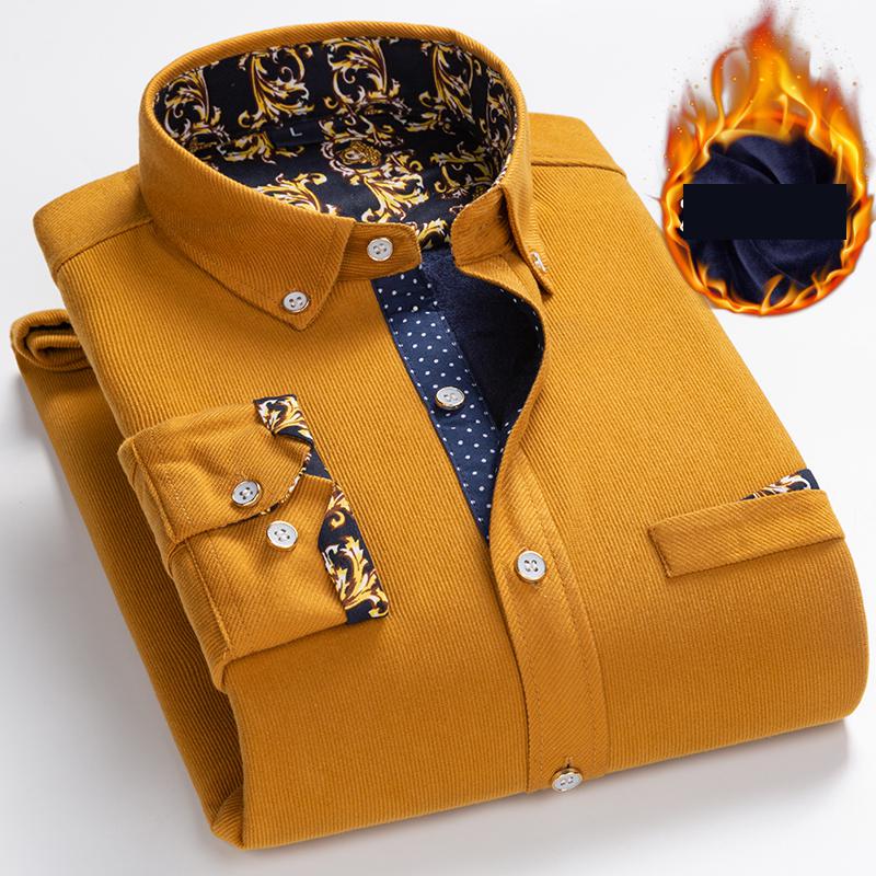 Flannel Shirt Lined - Termal Erkek Ağır Kumaş Kordonlu Flanel