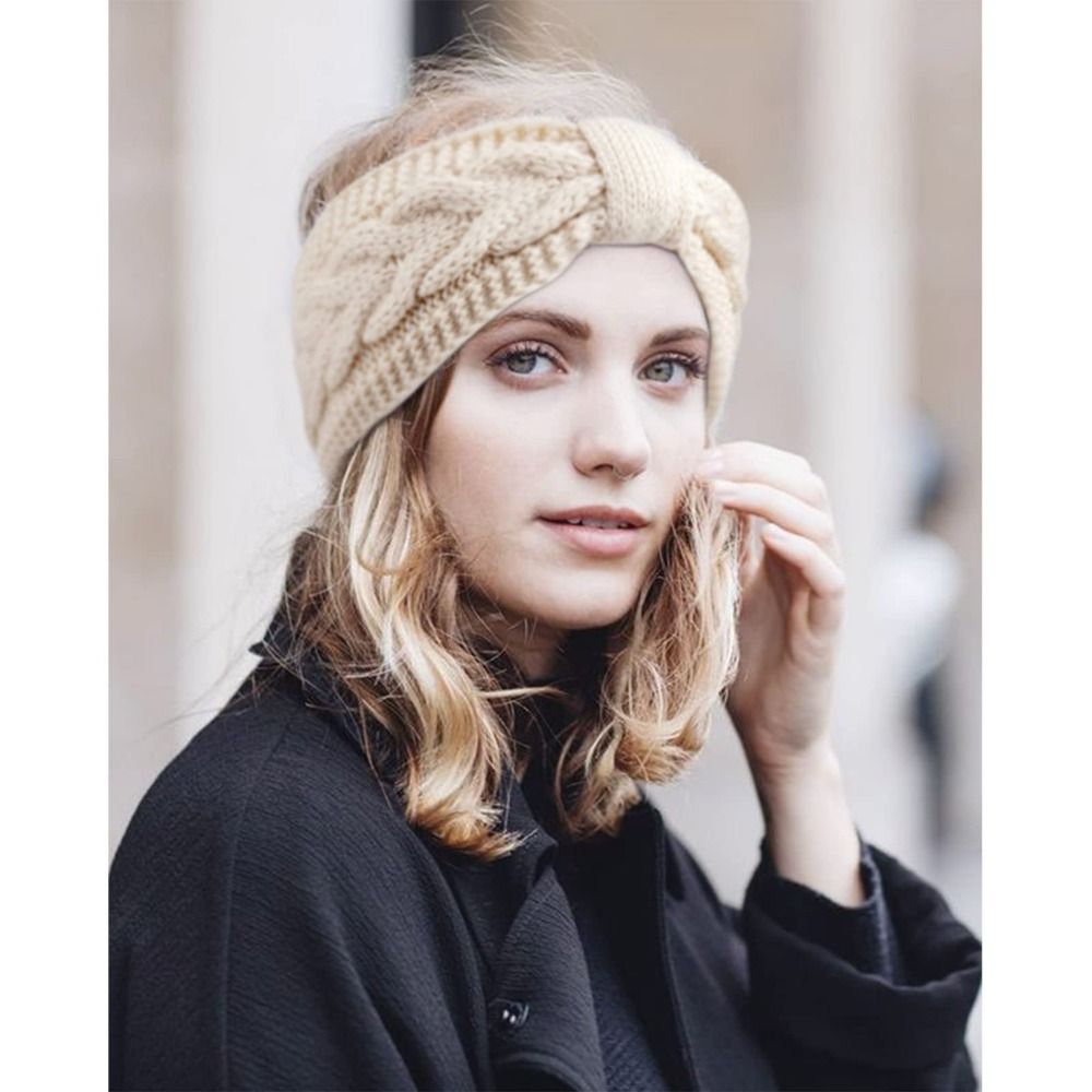 Winter Headband Fleece - Kışlık Örgü Kadınlar İçin Saç Bantları