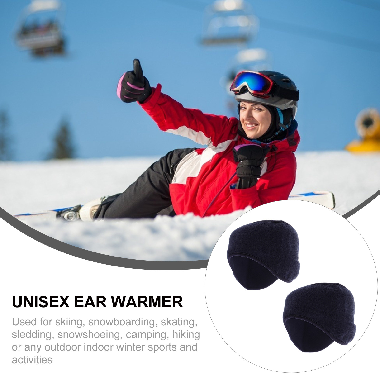 2 adet rüzgar geçirmez sıcak k - Fleece Ear Warmer Band incelemesi ve fiyatı