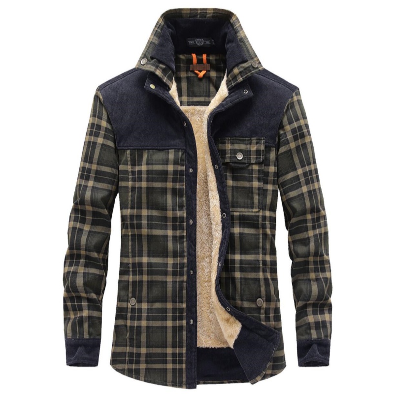 Erkek Ceketleri Kışlık Rüzgar  - Flannel Shirt Lined incelemesi ve fiyatı
