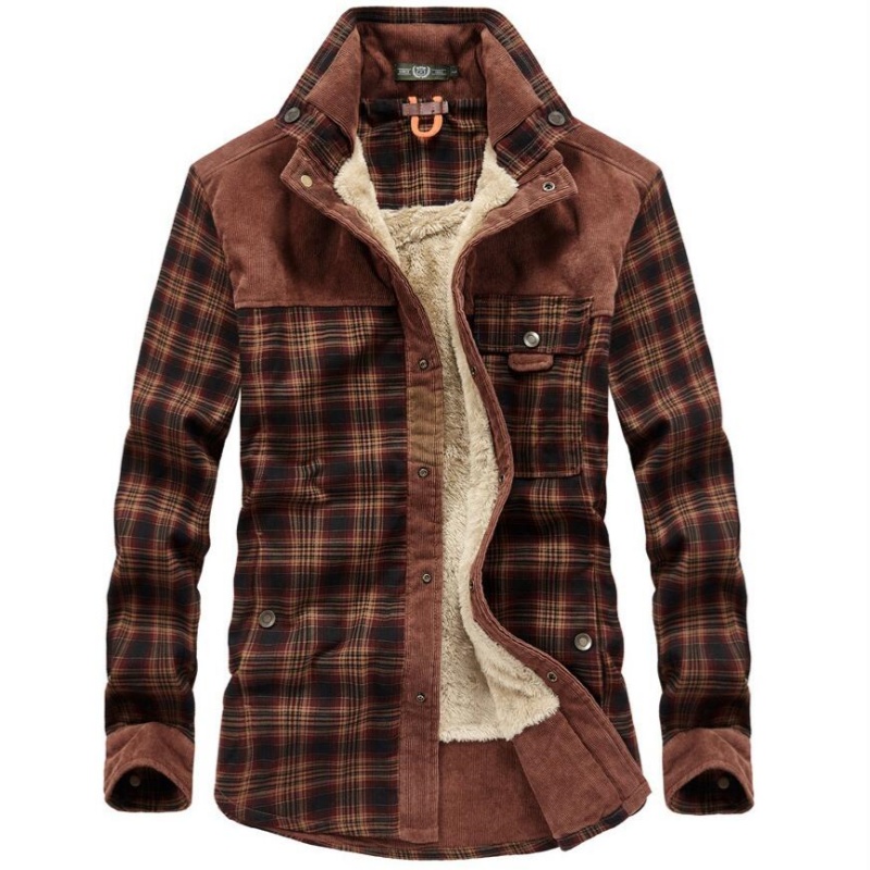 Erkek Ceketleri Kışlık Rüzgar  - Flannel Shirt Lined incelemesi ve fiyatı