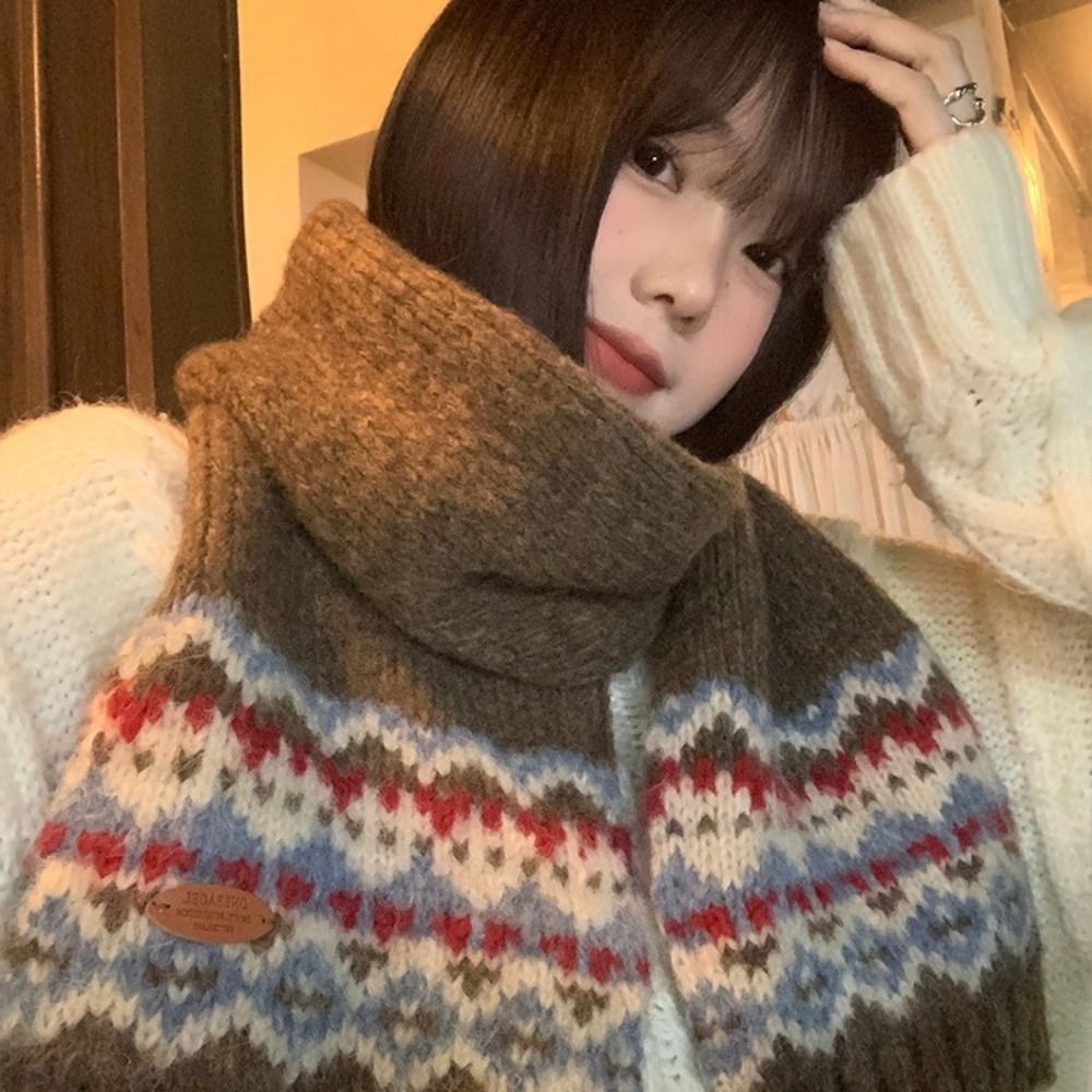 Klasik Yün Jakarlı Örme Eşarp  - Wool Scarf Men incelemesi ve fiyatı