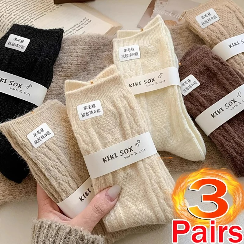 3 çift Kaşmir Yün Çorap kadın  - Thermal Sock Wool incelemesi ve fiyatı