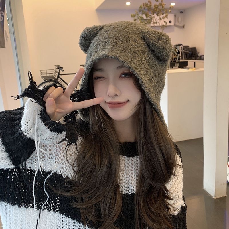 Sonbahar Kış Kadın Örgü Şapka  - Knit Beanie Hat Warm incelemesi ve fiyatı