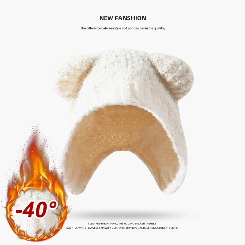 Sonbahar Kış Kadın Örgü Şapka  - Knit Beanie Hat Warm incelemesi ve fiyatı