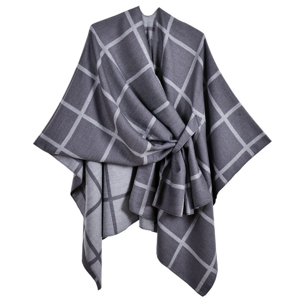 Sıcak tutan kaban ekose desenl - Shawl Wrap Winter incelemesi ve fiyatı