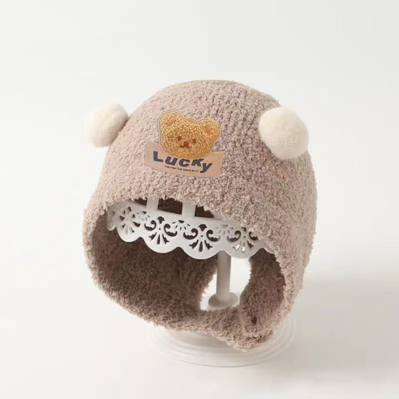 Sevimli Ayı Bebek Kulak Koruma - Knit Beanie Hat Warm incelemesi ve fiyatı