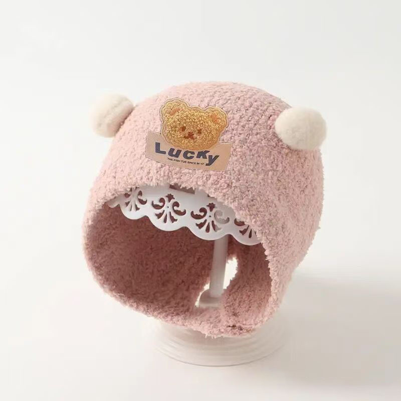 Sevimli Ayı Bebek Kulak Koruma - Knit Beanie Hat Warm incelemesi ve fiyatı