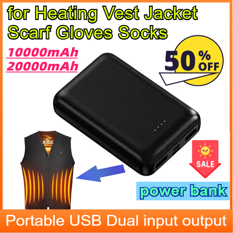 20000mAh Isıtma Pil Güç Bankas - Heated Vest Battery incelemesi ve fiyatı