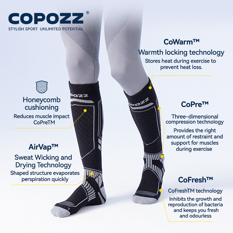 COPOZZ merinos yünü kış kayak  - Thermal Sock Wool incelemesi ve fiyatı