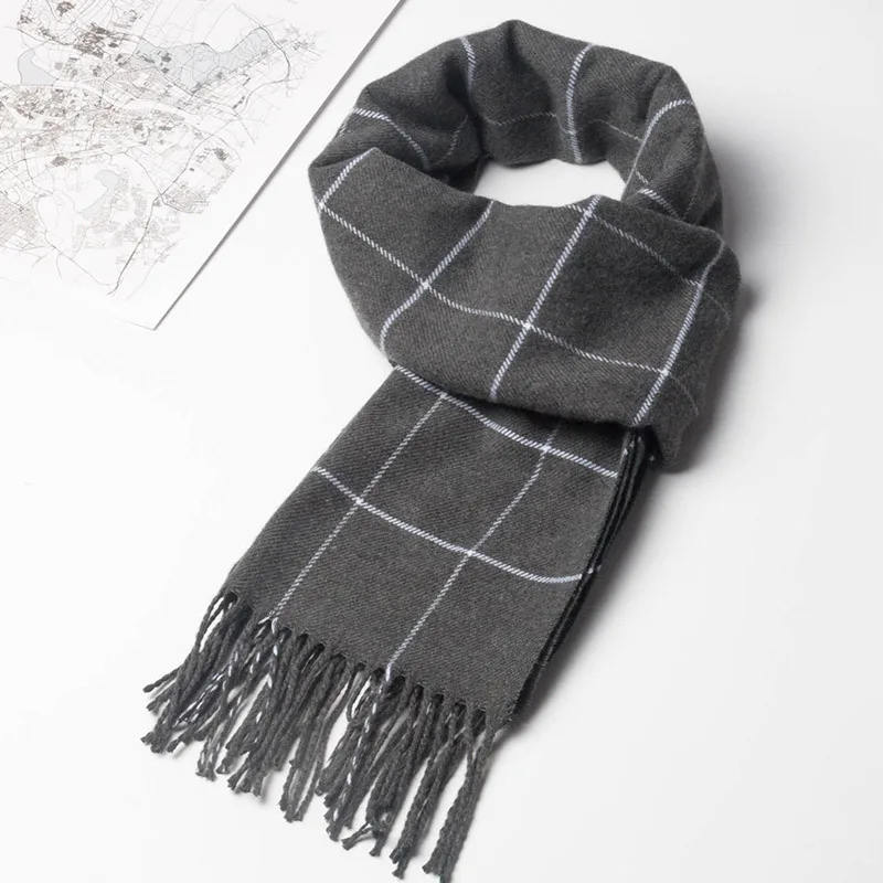 2023 Yeni Kış Erkek Eşarp Sıca - Wool Scarf Men incelemesi ve fiyatı