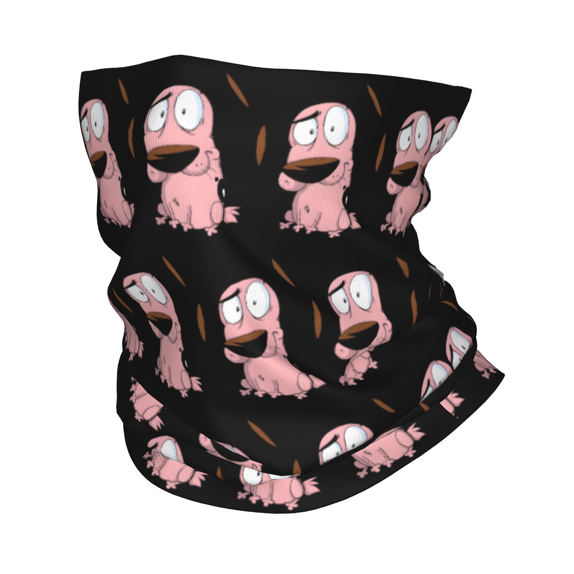 Özel Karikatür Cesaret Köpek K - Neck Gaiter Fleece incelemesi ve fiyatı