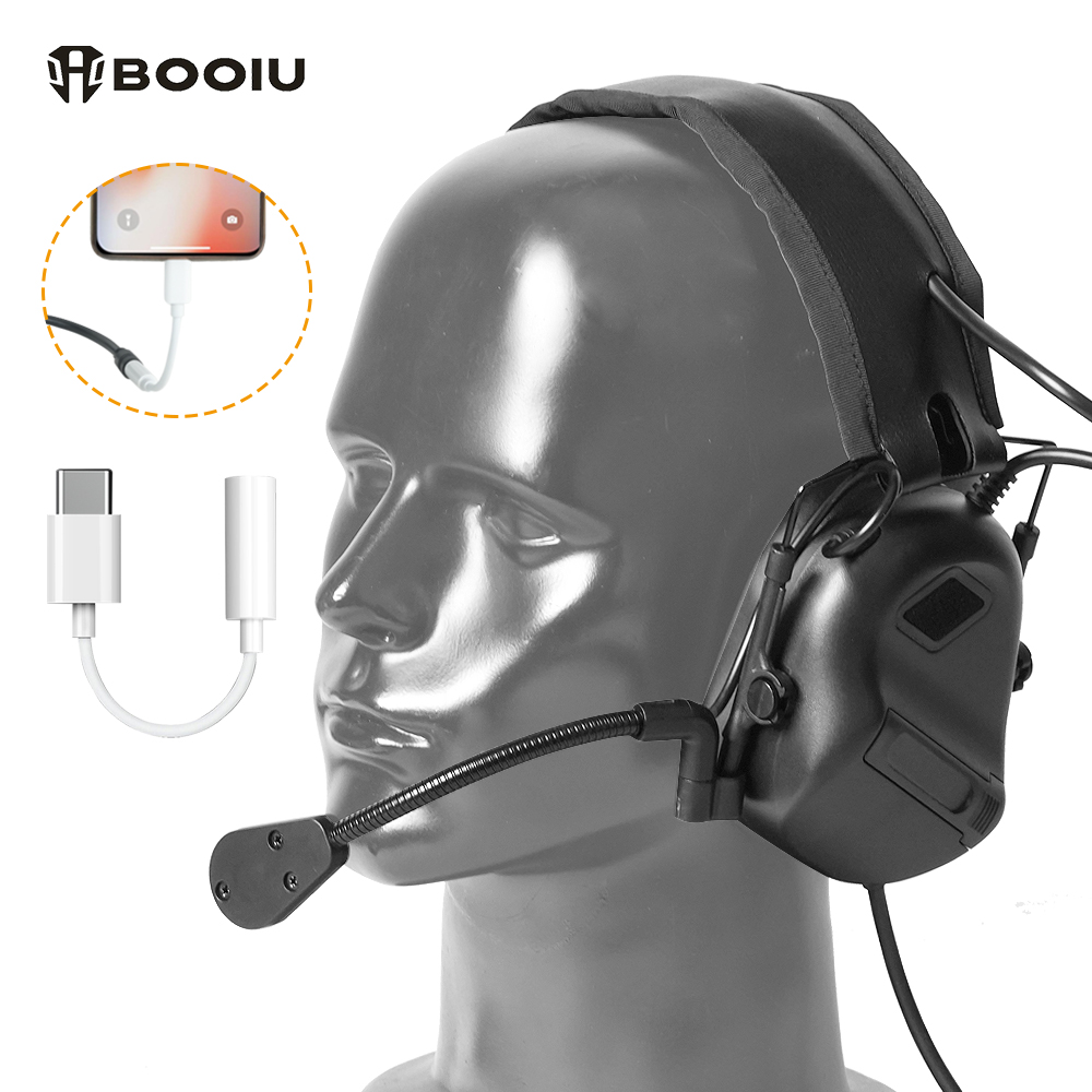 BOOIU Taktik Elektronik Çekim  - Earmuffs Foldable incelemesi ve fiyatı