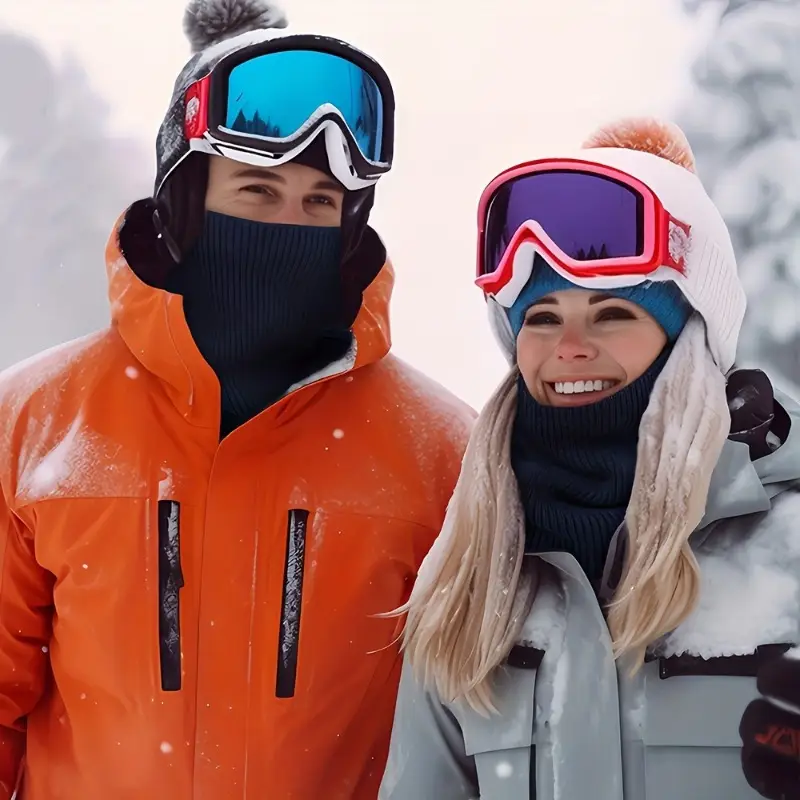 Sıcak Örgü Atkı Kalınlaştırılm - Neck Gaiter Fleece incelemesi ve fiyatı