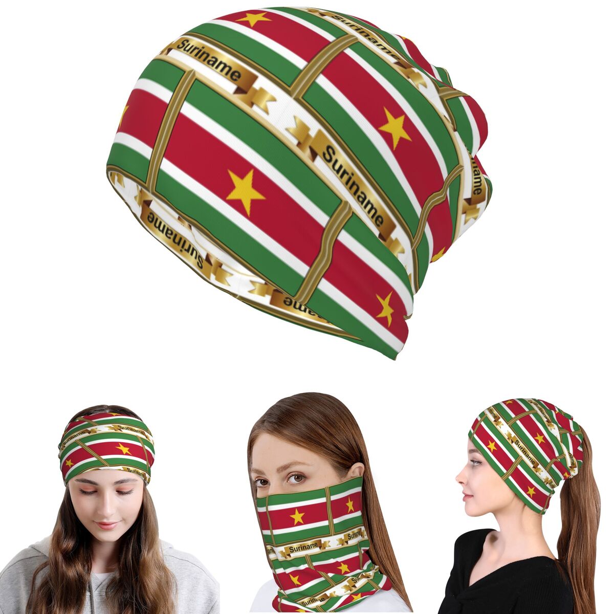 Surinam Bayrağı Ürünleri (N) B - Knit Beanie Hat Warm incelemesi ve fiyatı