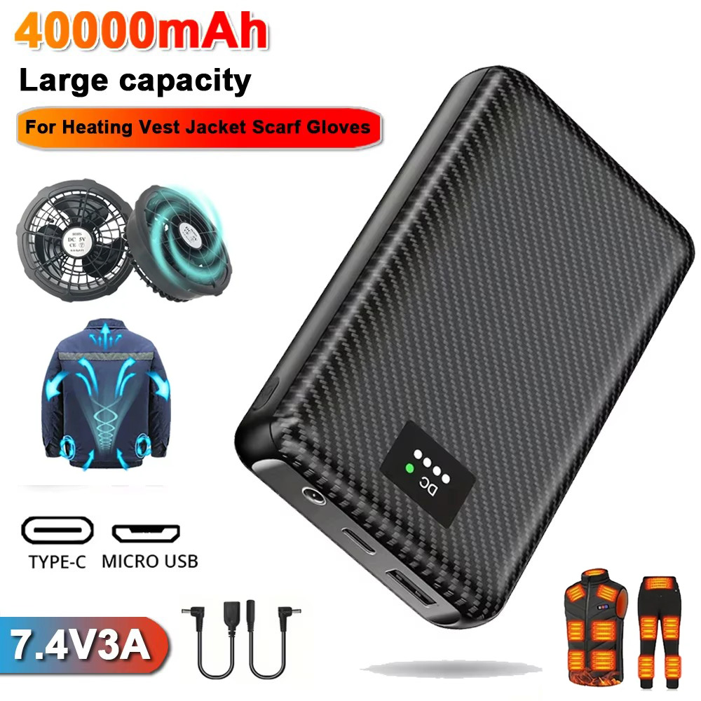 Ranwomen 30000/40000mAh Güç Ba - Heated Vest Battery incelemesi ve fiyatı