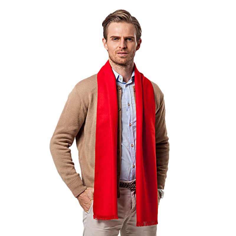 Moda Kış Düz Renk Erkekler Kır - Wool Scarf Men incelemesi ve fiyatı