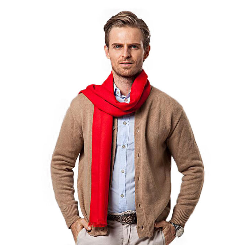 Moda Kış Düz Renk Erkekler Kır - Wool Scarf Men incelemesi ve fiyatı