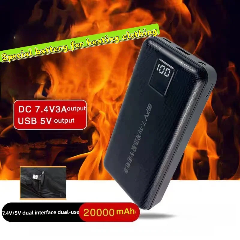 Yeni Büyük Kapasiteli 7.4V/3A/ - Heated Vest Battery incelemesi ve fiyatı
