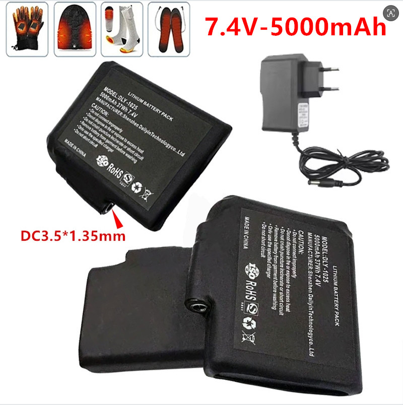Yeni Yüksek Kaliteli7.4 V, 500 - Heated Vest Battery incelemesi ve fiyatı