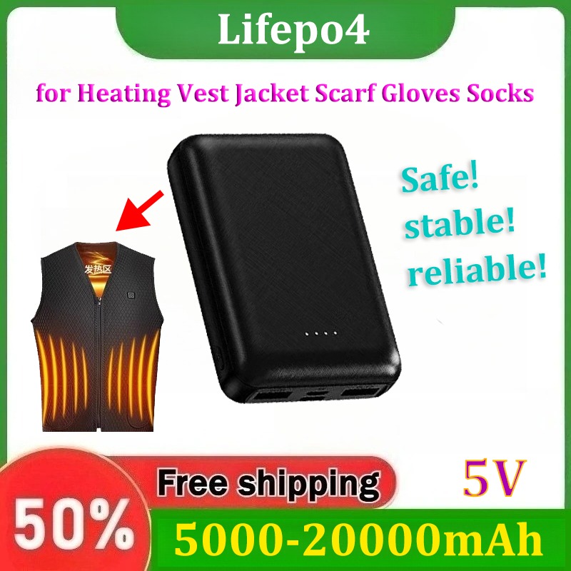 20000mAh Isıtma Pil Güç Bankas - Heated Vest Battery incelemesi ve fiyatı