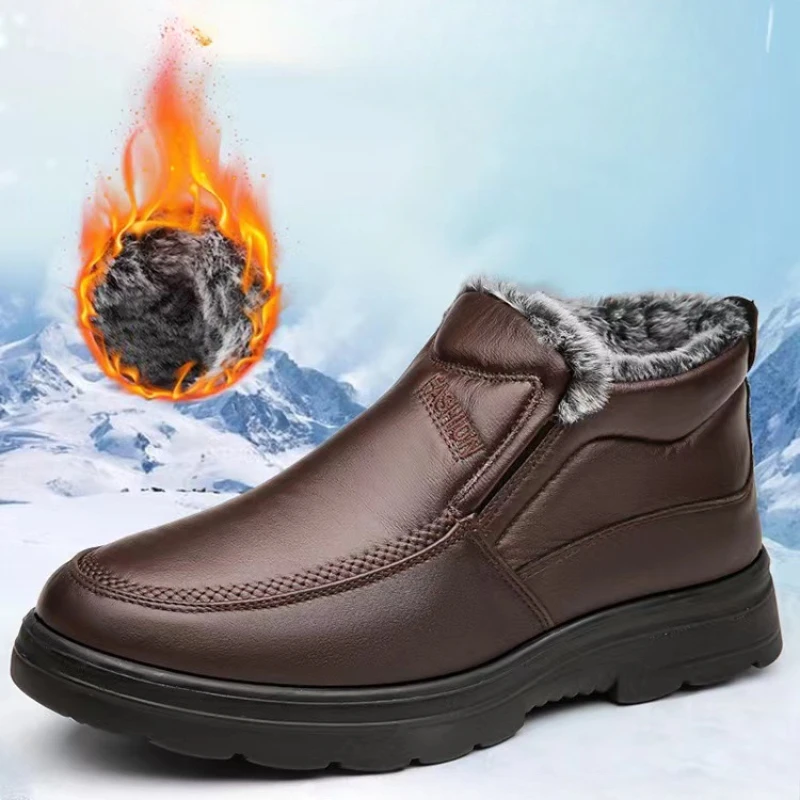 Kış erkek yarım çizmeler peluş - Waterproof Winter Boot incelemesi ve fiyatı