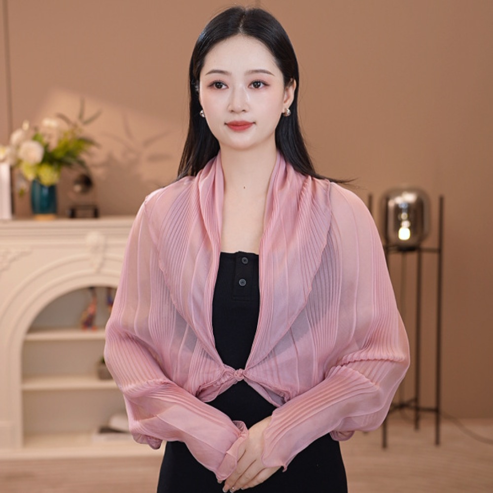 Düz Renk Güneş Korumalı Üst Yu - Shawl Wrap Winter incelemesi ve fiyatı