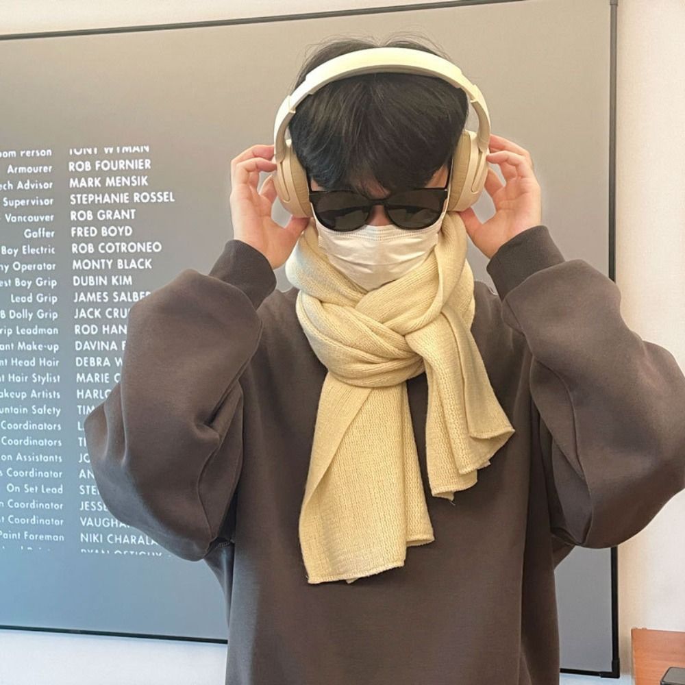 Yüksek Kaliteli Düz Renk Erkek - Wool Scarf Men incelemesi ve fiyatı